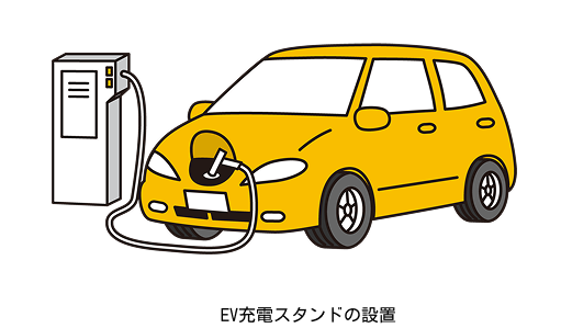 EV充電スタンドの設置